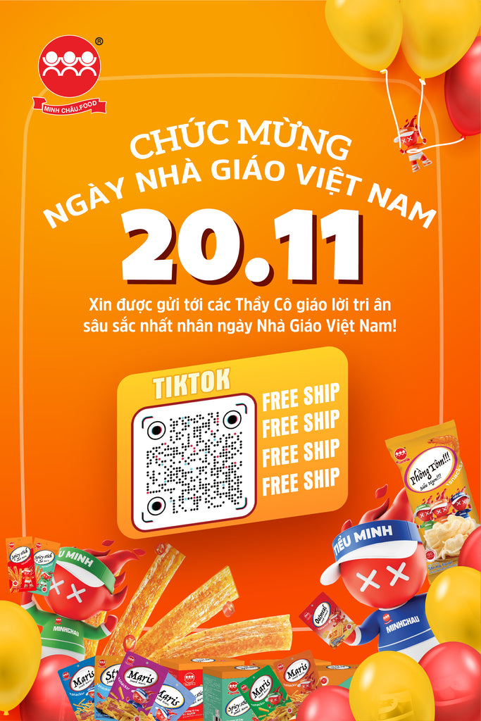 MINH CHÂU FOOD CHÚC MỪNG NGÀY NHÀ GIÁO VIỆT NAM 20/11